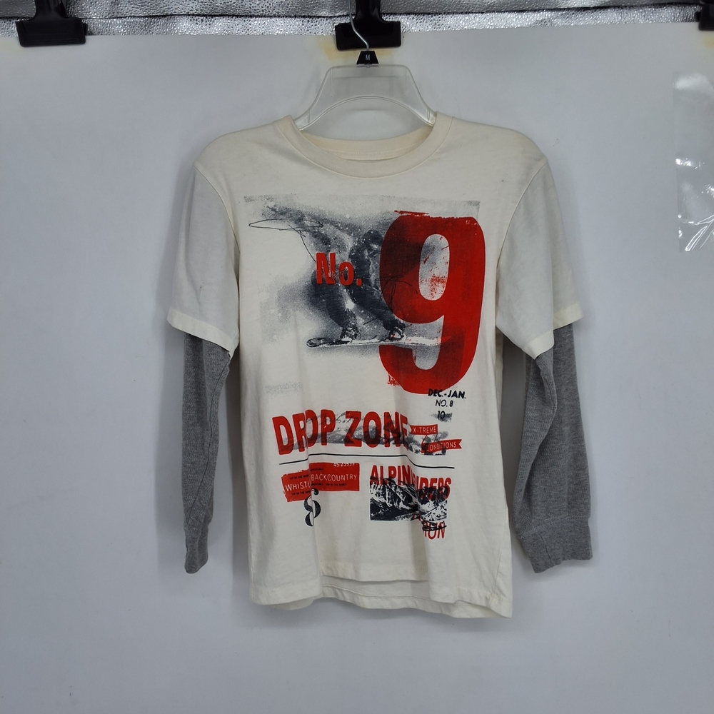 GAP Kids Large Red and Gray Long Sleeve Tees Casual Wear